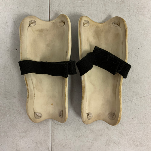 Vist Large View of Product Image Which is Used Franklin Soccer Shin Guards Junior Grey Junior