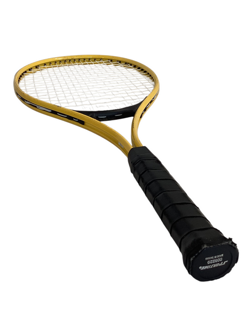 Vist Large View of Product Image Which is Used SPORTTIME Adult Tennis Racquet Yellow 4 1/2"