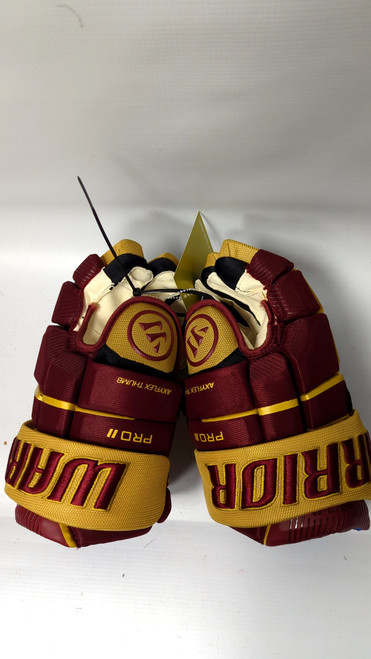 Vist Large View of Product Image Which is Used Warrior PRO II GLOVES Senior Gloves Red 13"