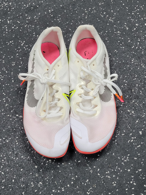 Vist Large View of Product Image Which is Used Nike ZOOM RIVAL D Track & Field Cleats Adult White Senior 7