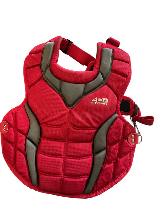 Vist Large View of Product Image Which is Used AD STARR Catchers Chest Protector Red Junior
