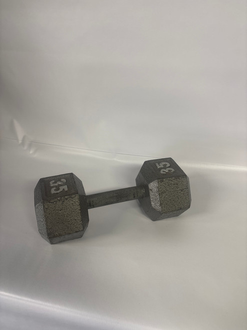 Vist Large View of Product Image Which is Used Hex Dumbbell (Each) 35 lb