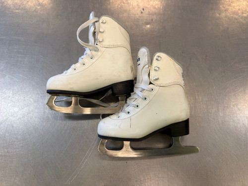 Vist Large View of Product Image Which is Used Jackson SOFT SKATE Girls Figure Skate White Youth 12.0