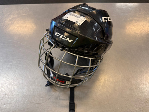 Vist Large View of Product Image Which is Used CCM FL 40 Helmet Cage Combo Black SM
