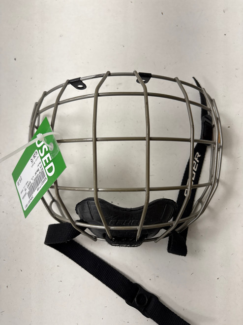Vist Large View of Product Image Which is Used Bauer LIL SPORT Hockey Wire Mask Black XS