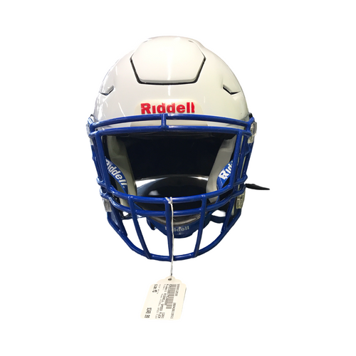 Vist Large View of Product Image Which is Used Riddell RIDDELL SPEED FLEX FB Helmet White MD