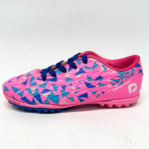 Vist Large View of Product Image Which is Used DREAM PAIRS Soccer Turf Shoes Pink Junior 01