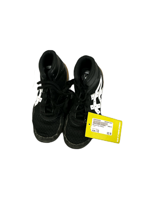 Vist Large View of Product Image Which is Used Asics Wrestling Shoes Black Junior 02