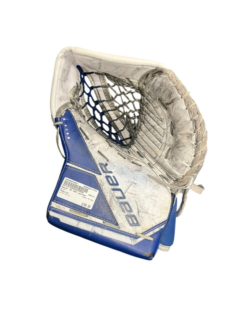 Vist Large View of Product Image Which is Used Bauer M5 PRO Inter Goalie Catcher White