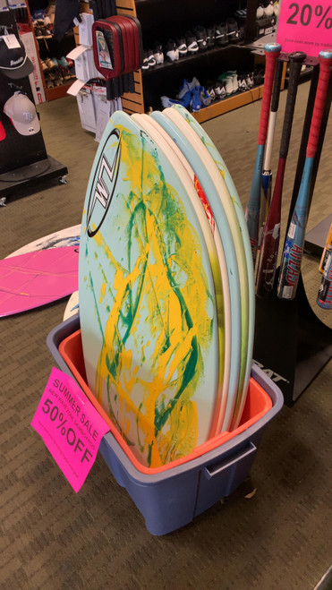 Vist Large View of Product Image Which is New WAVE ZONE THE GLIDE SKIM board fiberglass
