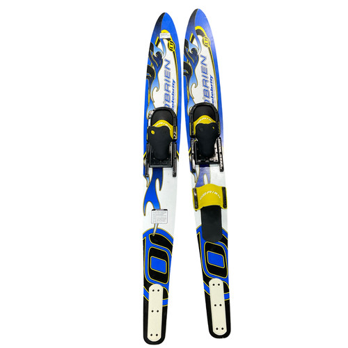Vist Large View of Product Image Which is Used O'Brien Pair of Skis Royal Blue 68"