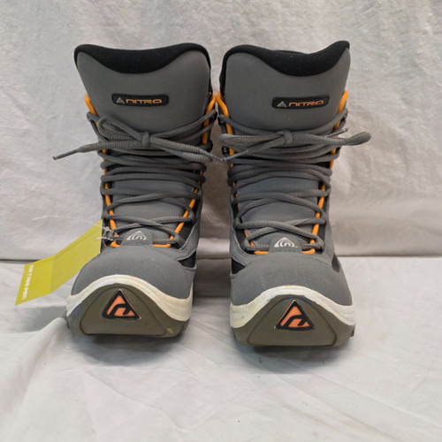Vist Large View of Product Image Which is Used Nitro Snowboard Boots Grey Senior 9