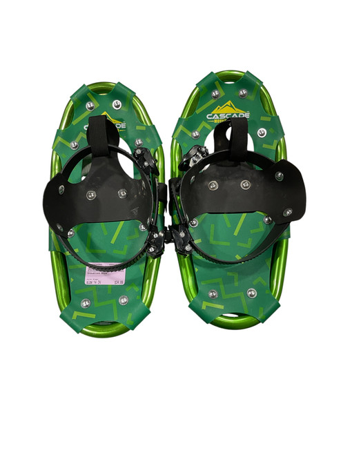 Vist Large View of Product Image Which is Used Snowshoes Boys Green 14"