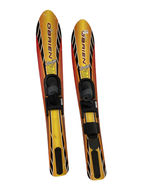 Vist Large View of Product Image Which is Used O'Brien JR AMIGO Pair of Skis Yellow 53"