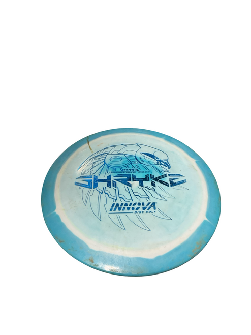 Vist Large View of Product Image Which is Used Innova SHRYKE HALO Disc Golf Driver Carolina Blue