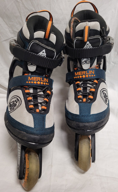 Vist Large View of Product Image Which is Used K2 ROLLERBLADES Junior Rec Fitness Skates Black Adjustable