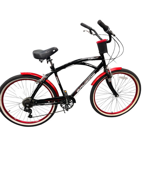 Vist Large View of Product Image Which is Used Kent BAYSIDE Cruiser Bike Mens Red 48-52cm - 19-20" - LG Frame