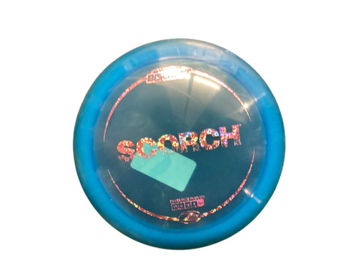 Vist Large View of Product Image Which is Used Discraft SCORCH Disc Golf Driver Royal Blue