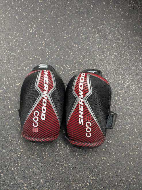 Vist Large View of Product Image Which is Used Sher-wood CODE EP Youth Elbow Pads MD