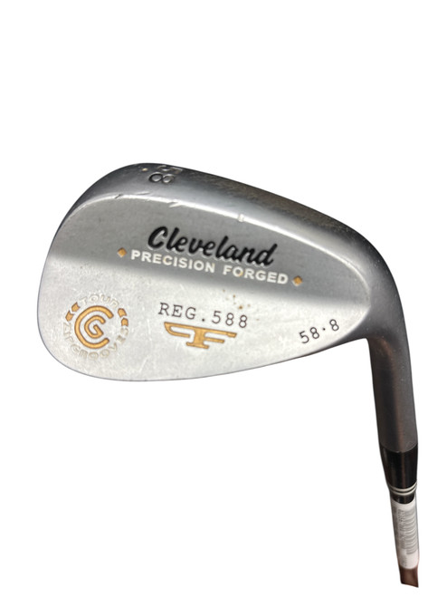 Vist Large View of Product Image Which is Used Cleveland 588 Golf Wedge Mens RH 58 Degree