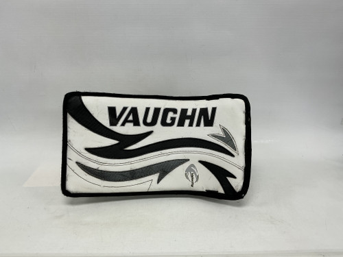 Vist Large View of Product Image Which is Used Vaughn VELOCITY Inter Goalie Blocker White