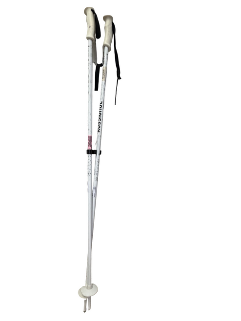 Vist Large View of Product Image Which is Used Rossignol SNOWFLAKE Womens Ski Poles White 110 cm / 44 in