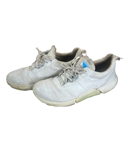 Vist Large View of Product Image Which is Used Ecco Mens Golf Shoes White Senior 8.5