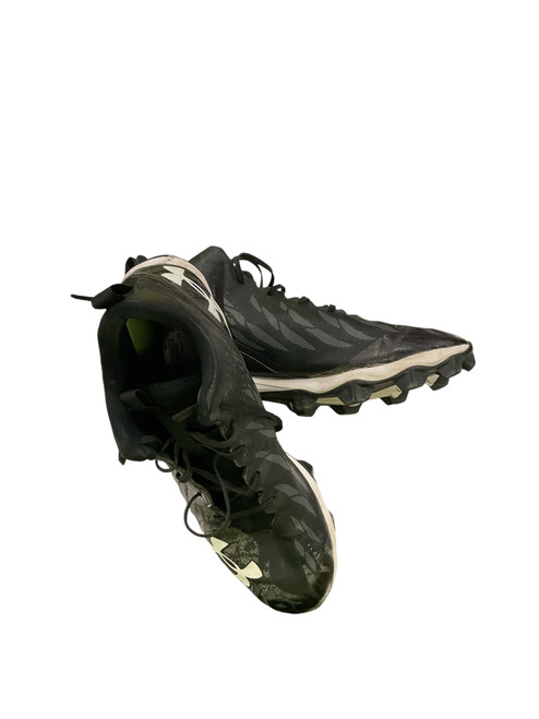Vist Large View of Product Image Which is Used Under Armour Adult FB Cleats Black Senior 13