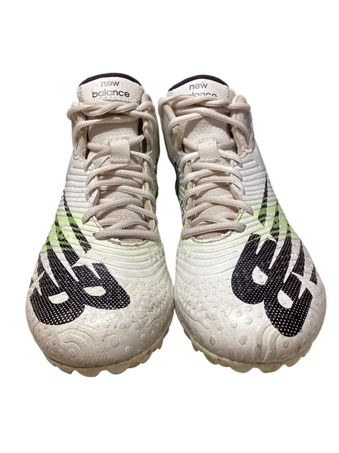 Vist Large View of Product Image Which is Used New Balance RUSH LAX Cleats Mens White Senior 10.5