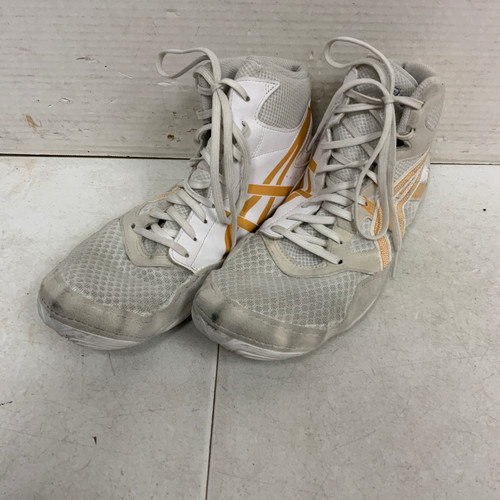 Vist Large View of Product Image Which is Used Asics Wrestling Shoes White Senior 10