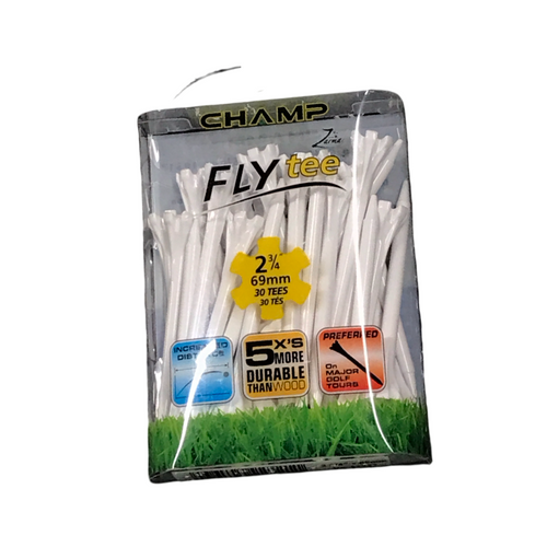 Vist Large View of Product Image Which is New FLY TEE 2-3/4" WHITE