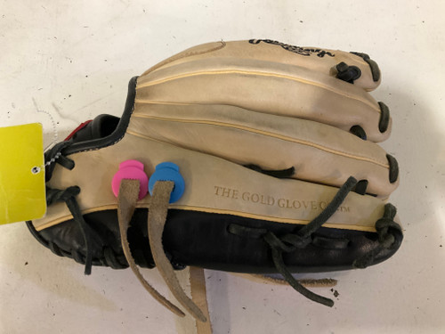 Vist Large View of Product Image Which is Used Rawlings GGE115MTCBPT BB/SB Glove LH Throw Black 11 1/2"