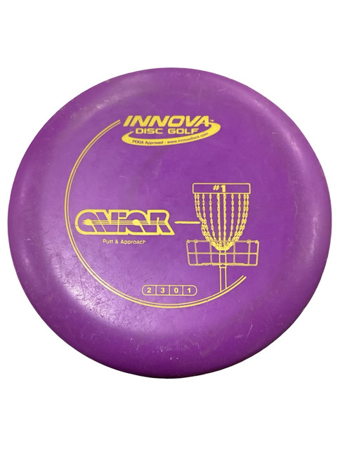 Vist Large View of Product Image Which is Used Innova AVIAR Disc Golf Putter Purple