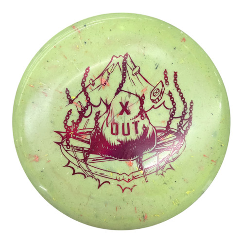 Vist Large View of Product Image Which is Used Infinite Discs ANUBIS Disc Golf Mid Range Yellow 180g