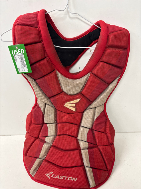 Vist Large View of Product Image Which is Used Easton BIO DRI Catchers Chest Protector Red Adult