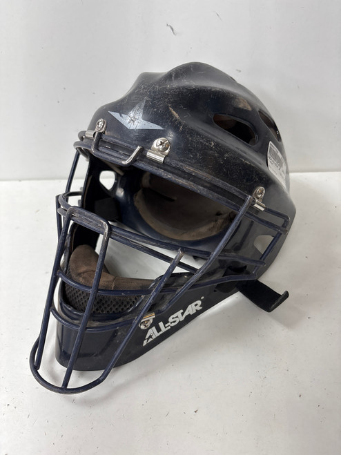 Vist Large View of Product Image Which is Used All-Star MASK JR Catchers Mask Navy Blue
