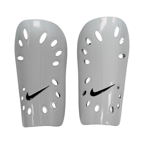 Vist Large View of Product Image Which is Used Nike Soccer Shin Guards Adult White LG