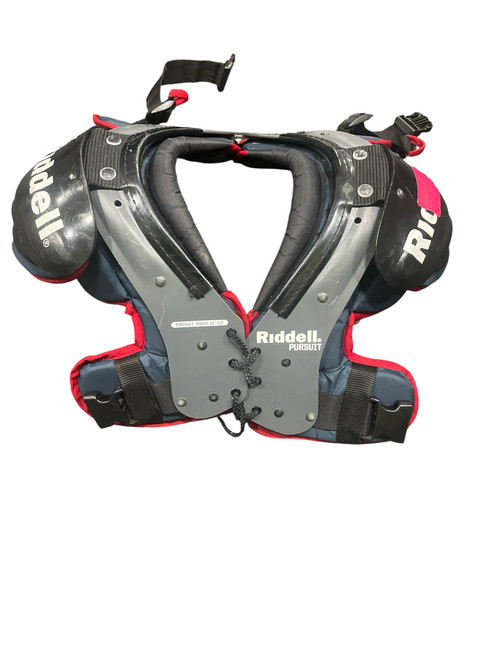 Vist Large View of Product Image Which is Used Riddell PURSUIT FB Shoulder Pads Grey MD