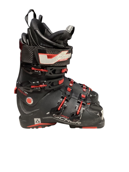 Vist Large View of Product Image Which is Used Fischer HYBRID 12+ Mens DH Ski Boot Black 255 MP - M07.5 - W08.5