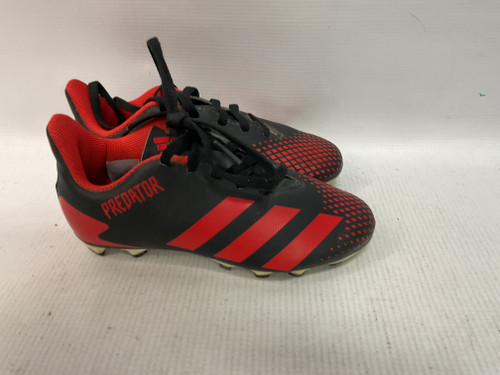 Vist Large View of Product Image Which is Used Adidas Soccer Cleats Black Youth 12.0