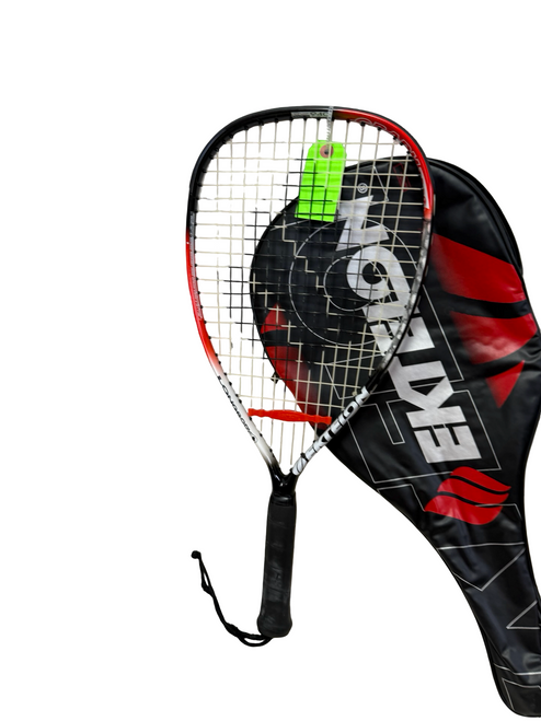 Vist Large View of Product Image Which is Used Ektelon GRAPH TECH Adult Racquetball Racquet Red