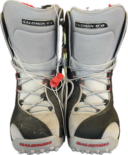 Vist Large View of Product Image Which is Used Salomon GREY Mens Snowboard Boots Grey Senior 11.5