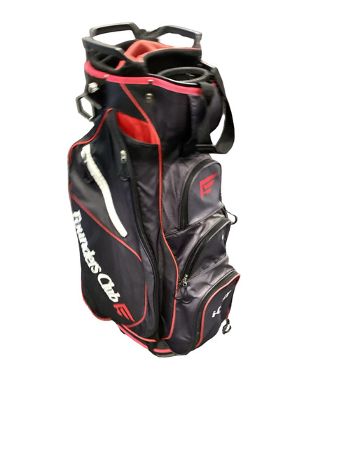 Vist Large View of Product Image Which is Used Founders Club PREMIUM 14 WAY CART BAG + SUNDAY BAG Mens Cart Bag Black