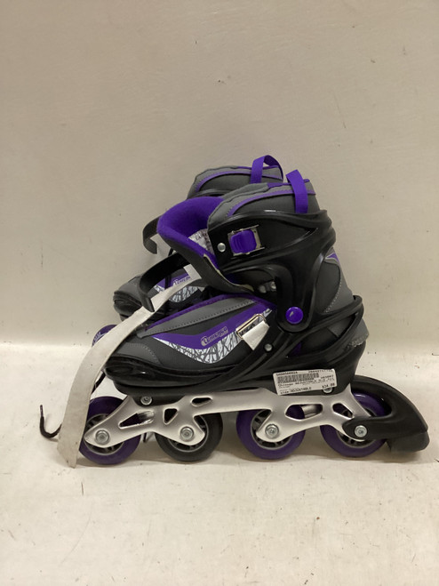 Vist Large View of Product Image Which is Used Chicago ADJUSTABLE 5-8 Senior Rec Fitness Skates Purple Adjustable