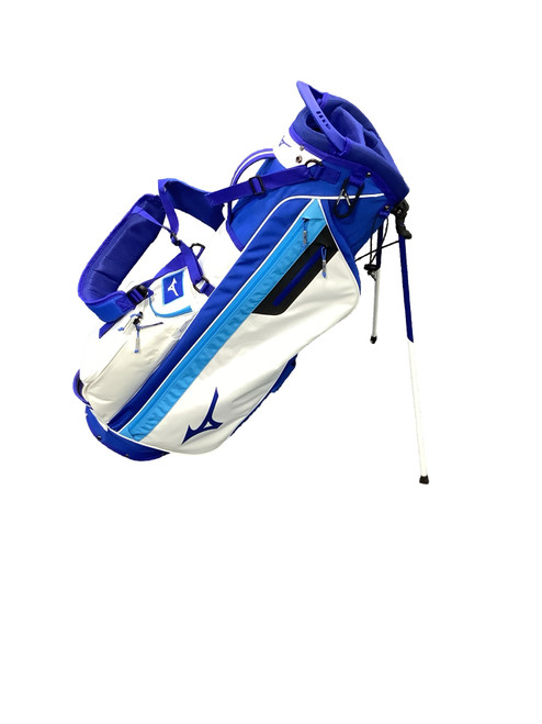 Vist Large View of Product Image Which is Used Mizuno 4 WAY STAND BAG Mens Stand Bag Royal Blue