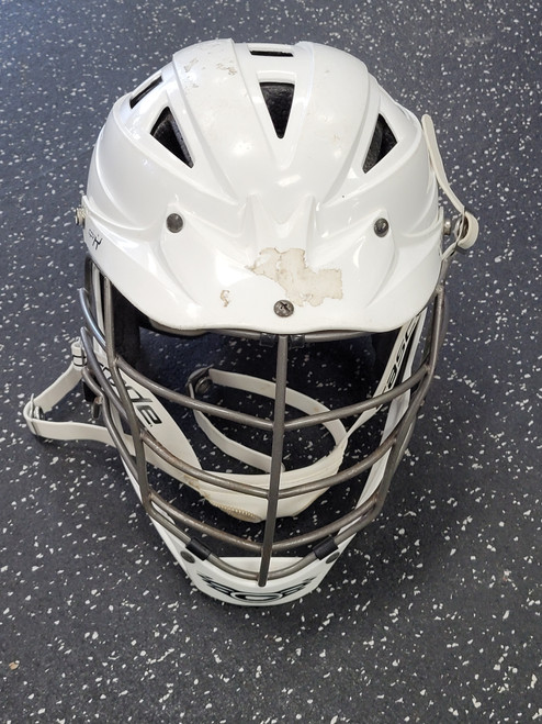 Vist Large View of Product Image Which is Used Cascade CASCADE CS-R Lacrosse Helmet White S/M