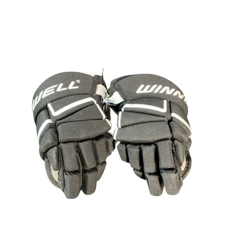 Vist Large View of Product Image Which is Used WinnWell AMP 500 Junior Gloves Black 11"