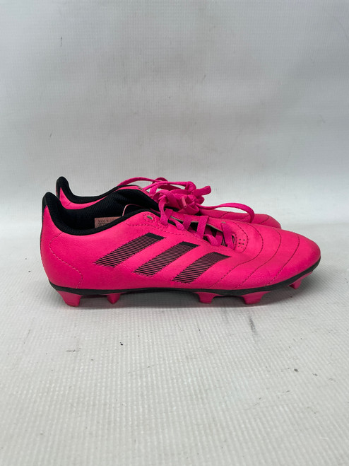 Vist Large View of Product Image Which is Used Adidas Soccer Cleats Pink And Black Junior 03