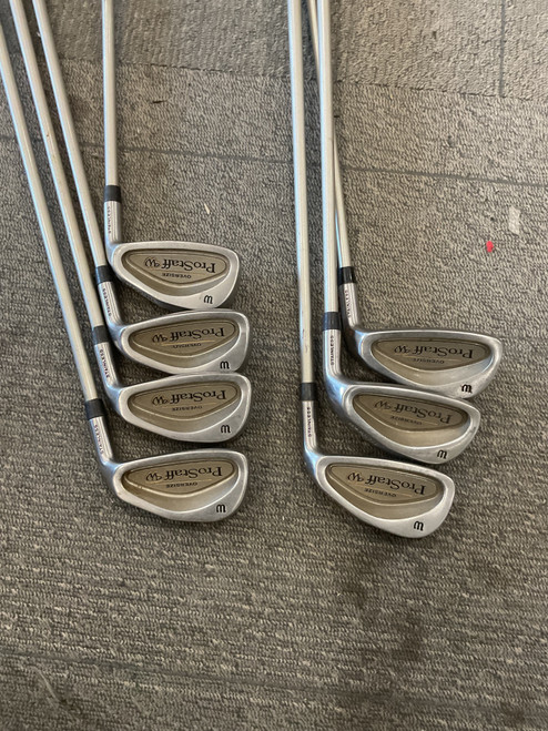 Vist Large View of Product Image Which is Used Wilson PROSTAFF W OVERSIZE Womens Iron Set RH 4I-PW