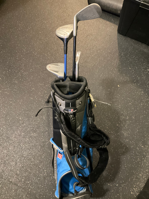 Vist Large View of Product Image Which is Used Wilson JUNIOR GOLF CLUB SET MIX 5PC Jr Club Set RH 5 Piece